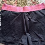 PINK Victoria's Secret Ultimate Black Athletic Shorts Activewear Loungewear Size L Photo 0