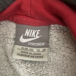 Nike  Vintage Stitched Spell Out Hoodie Youth XL Gray Pullover Women’s Small Med Photo 2
