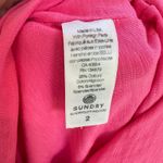 Sundry  NWT U-Neck Hot Pink Size 2 Medium Dress Ruched Sleeveless Sundress Photo 7