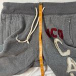 Hollister Grey Logo Distressed Sweatpants Size XS Wide Leg Pockets Lounge Comfy Photo 3