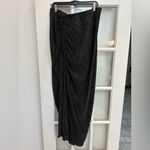 Good American  Always Fits Plissé Maxi Skirt High Slit Stretchy Plus Size 2X 3X Photo 11