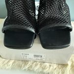 Top Shop Ryder Black Mesh Heels Photo 5