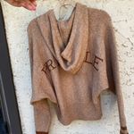 H&M Pringle of Scotland size extra small brown wool blend collab varsity hoodie Photo 8