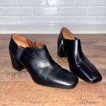 Vionic  Linda Heeled Shortie with Arch Support Croc Leather Side Zip Booties Photo 2