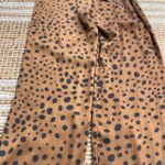 LPA  Brown Polka Dot Halter Jumpsuit Small Tie Back Wide Leg Boho Chic Photo 6