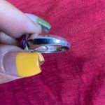 Elegant Purple Amethyst Stone Sterling Silver 925 Ring Photo 1