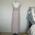 Show Me Your Mumu off back HALTER maxi DRESS SMALL BEIGE bridesmaid Photo 8
