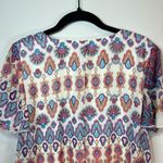 Show Me Your Mumu V-Neck Tunic Blouse Mini Dress Medallion Paisley Flowy Large Photo 11