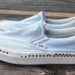 Vans women classic slip on canvas sneakers blue 9.5 Photo 1