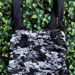 Free People  Black and White Floral Tank Top Photo 0