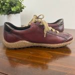 Remonte Liv 40 Red Vino Antique Leather Sneaker Size 37 6.5 Photo 7