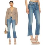 💕MOTHER💕 The Insider Crop Step Fray Jeans ~ Juicin' 34 NWT Blue Photo 8