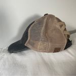 CC Canvas‎ Cotton Distressed Brim Strap Hat Mesh Ponytail Holder Baseball Cap OS Gray Photo 8