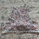 Urban Outfitters Out From Under Floral Printed Halter Tie Back Crop Top Size Lrg Photo 4