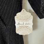 Altar'd State Altar’d State NWT Black Metallic Elegant Short Sleeved Wide Leg Jumpsuit Photo 1