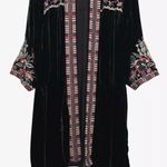 Johnny Was heavily embroidered velvet Claude tiered duster jacket NWT oversized Photo 9