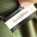 Boston Proper  Modern Double Breasted Blazer Military‎ Green Size 2 Photo 11