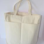 I Kiss My Dog Fun Beach Canvas Pet Lover Tote Coral on Tan NEW Photo 11