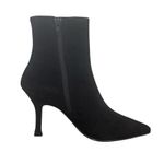 NIB! Lisa Vicky Art Pointed Toe Black Stiletto Heel Suede Bootie Photo 5