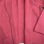 Talbots hot pink knit merino wool blazer cardigan Large Photo 1