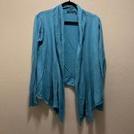 prAna Cardigan Wrap Sweater Teal Blue Long Sleeve Open Front Sz Medium Photo 1
