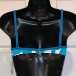 Jag jeans NWT Jag Polka Dot Blue & White Bikini Top Photo 2