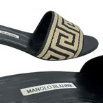 Manolo Blahnik  Zigzag Chiltern Sandals Women’s Size 37 EU 7 US. Photo 11