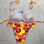 Recco brazilian bright floral print bikini Pink Size M Photo 2