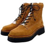 Rag and Bone NWT  Sloane Lace-Up Boots Cinnamon Brown Suede Size 9.5 New In Box Photo 1