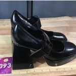 Circus by Sam Edelman Mary Jane Women's 7 Black Patent Leather Square Toe Heels Photo 1