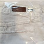 Abercrombie & Fitch Annie High Rise White Distressed Jean Shorts Size 27 Photo 8