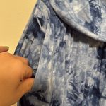Belle Beach By Kim Gravel Tube Dress Blue Tie Dye Size XL pockets elastic top Photo 4