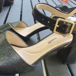 Clarks Black Strappy Block Heel Sandals Size 8.5 New Super Comfortable New Photo 0