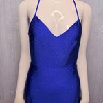 Lulus Nwt  royal blue rhinestone sleeveless hauler formal prom evening gown dress Photo 8