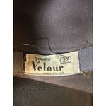 Vintage Genuine Velour Gray Hat with Veil & Beaded Trim Size 22 Photo 5