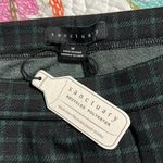Sanctuary  women's size medium pull on leggings green black plaid 26.5" inseam Photo 7