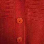 kim rogers Red cardigan sz Large bell sleeves big buttons very stylish Photo 4