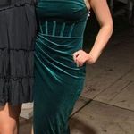 Windsor Green Velvet Dress Photo 0