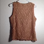 Merona FINAL MARKDOWN Lined Lace-Look Top (L) Photo 6