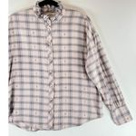 Xirena Women Top Blue Gray Lilac Quartz Button Up Pearl Snap Long Sleeve Size XS Photo 5