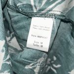 Elan  Green Floral Print Button Down Shirt(Size Medium) Photo 7
