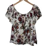 Charlotte Russe  - white floral off the shoulder top Photo 0