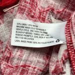 Rhode x Target Midi Red Floral‎ Linen Blend Bell Sleeve Dress Size 16 Summer NEW Photo 7