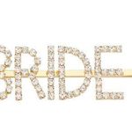 ‘Bride’ Diamante Gold Hair Bobby Pin Photo 0