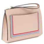 Kate Spade  New York Embroidered Wristlet Clutch Zip Top Neutral NWT Photo 0