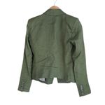 Veronica Beard Dickey Blazer Jacket Linen Blend Green Photo 2