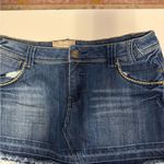 vintage denim mini skirt from vanilla star size 13 Size L Photo 1
