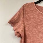 Old Navy Tiered Knit Maxi Dress Pink Paradigm Size L Short Sleeve Casual Photo 3