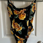 ONIA  x WeWoreWhat Danielle Floral One Piece Belted Swimsuit Women’s Large Photo 0