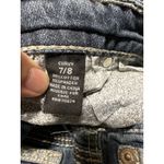 Rue 21 Curvy Bootcut Jeans Medium Wash Distressed Pockets Size 7 8 Blue Photo 2